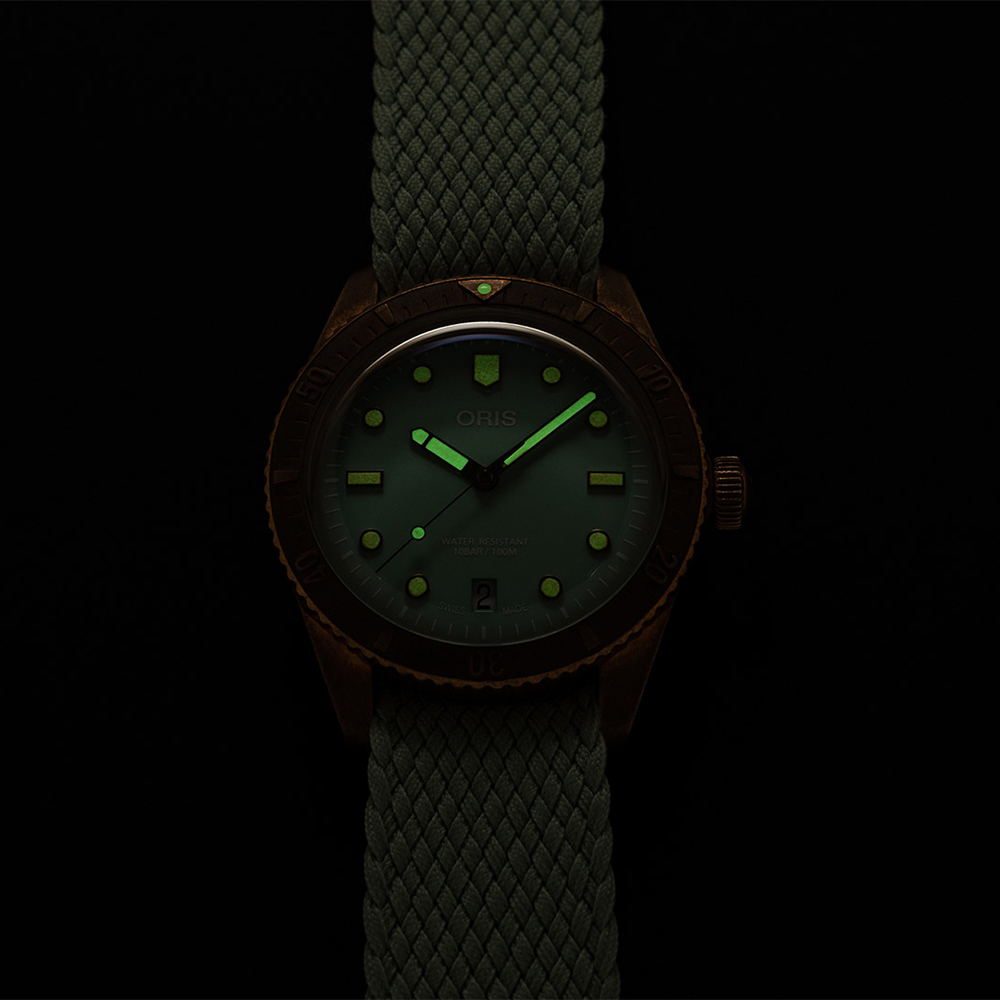 Oris 01 733 7771 3157-07 3 19 03BR zegarek damski Divers - miniatura 3
