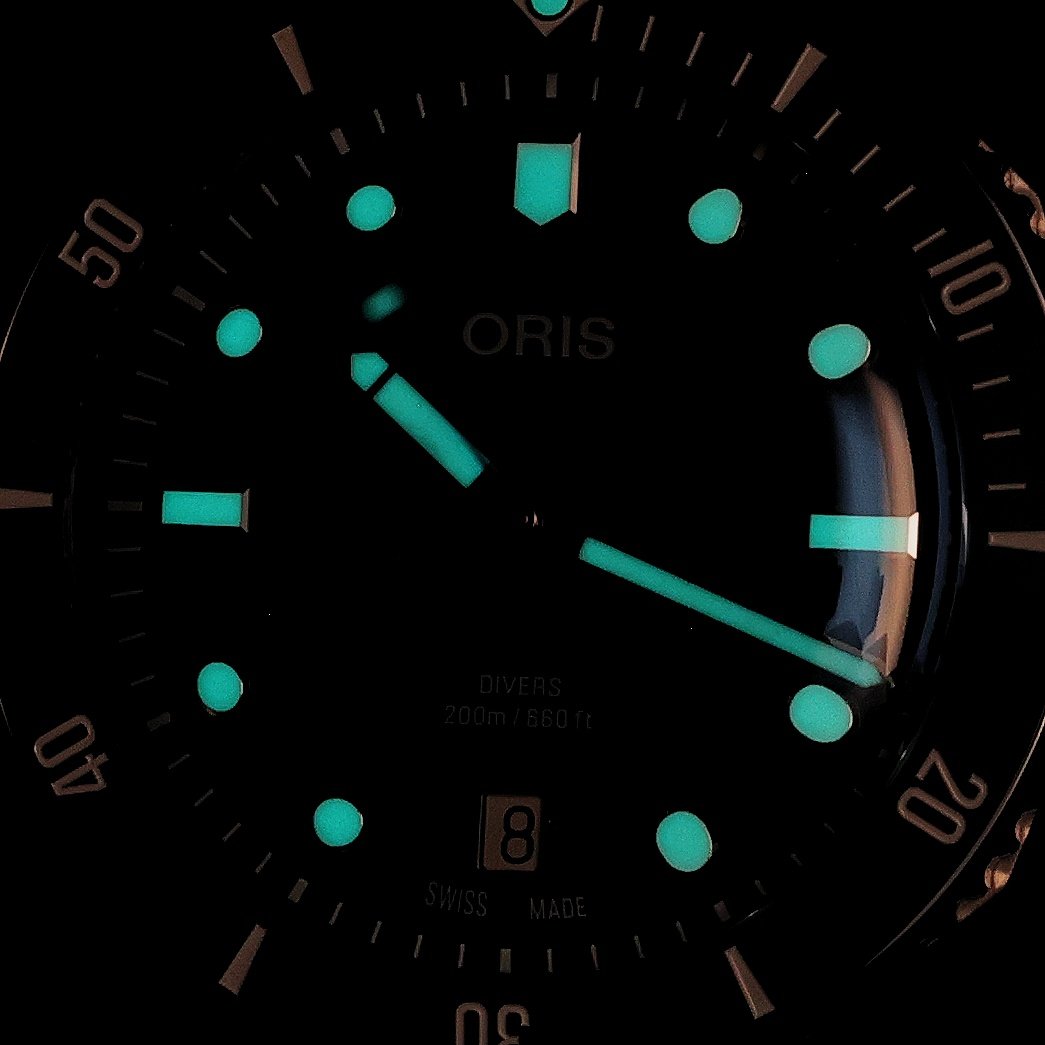 Oris 01 733 7795 4055-SET zegarek męski Divers srebrny