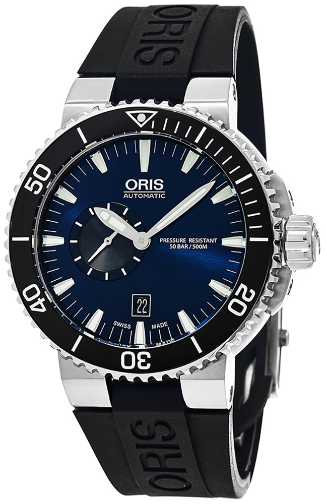 Oris AQUIS SMALL SECOND, DATE 01 743 7673 4135-07 4 26 34EB