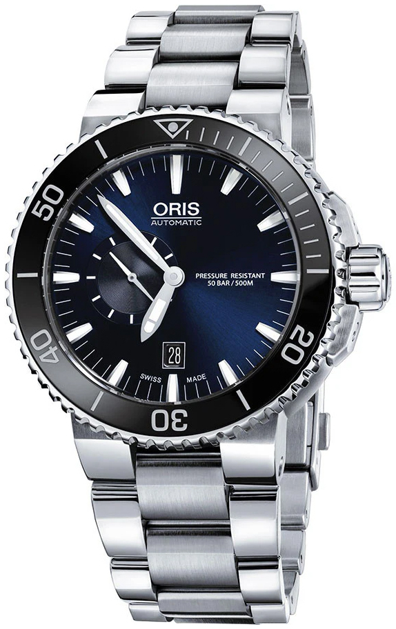 Oris AQUIS SMALL SECOND, DATE 01 743 7673 4135-07 8 26 01PEB