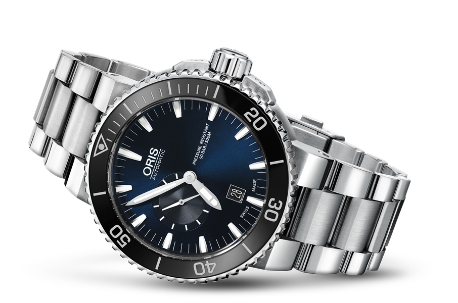 Oris 01 743 7673 4135-07 8 26 01PEB zegarek męski Aquis - miniatura 2