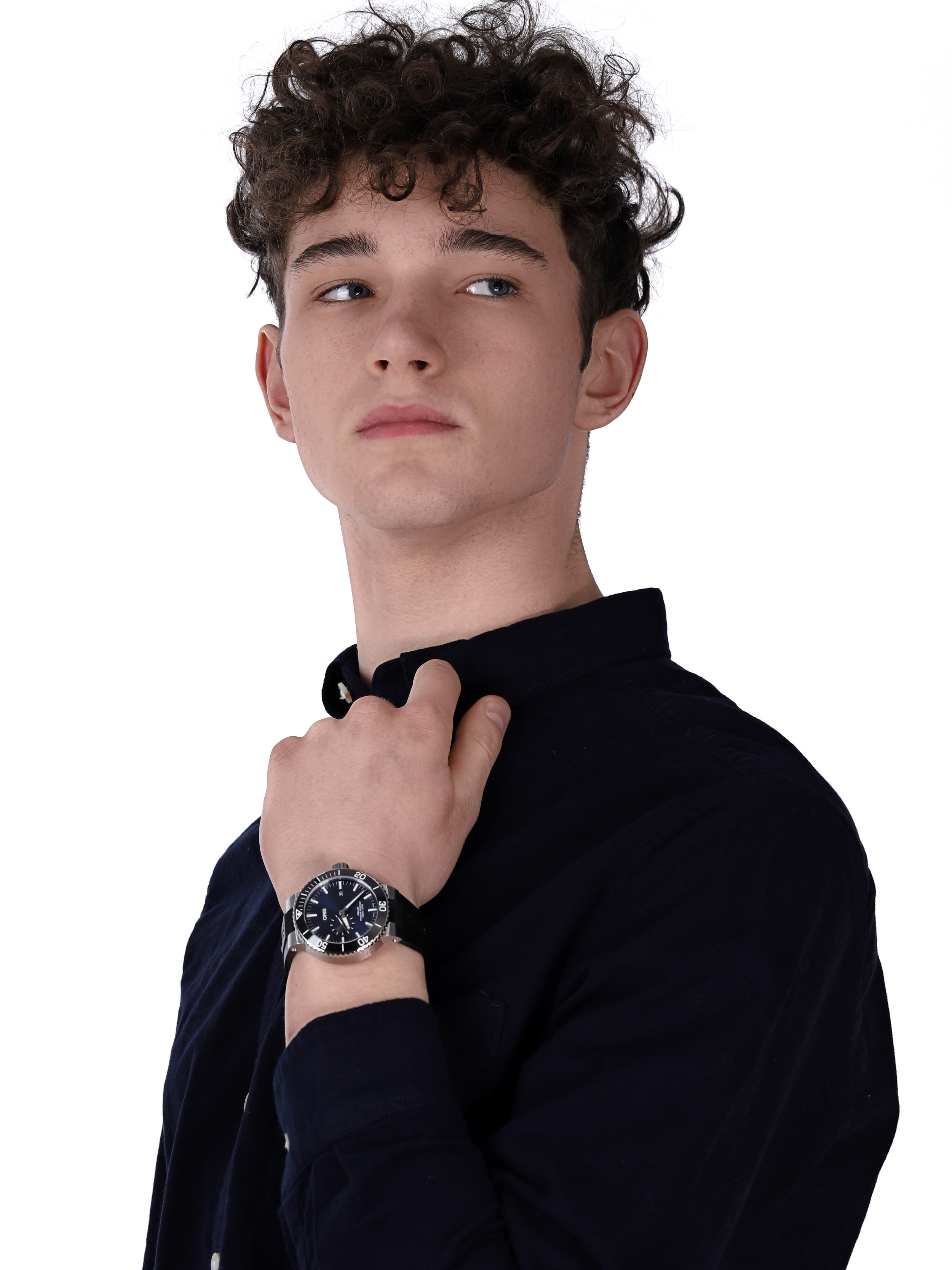 Oris 01 743 7733 4135-07 4 24 64EB zegarek męski Aquis - miniatura 2