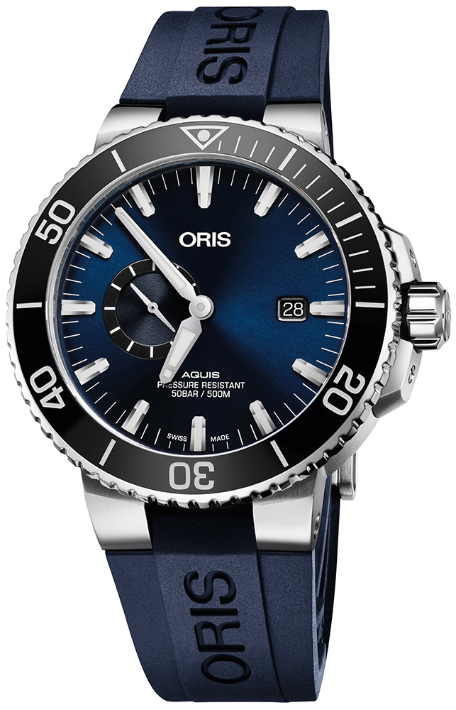 Oris AQUIS SMALL SECOND, DATE 01 743 7733 4135-07 4 24 65EB