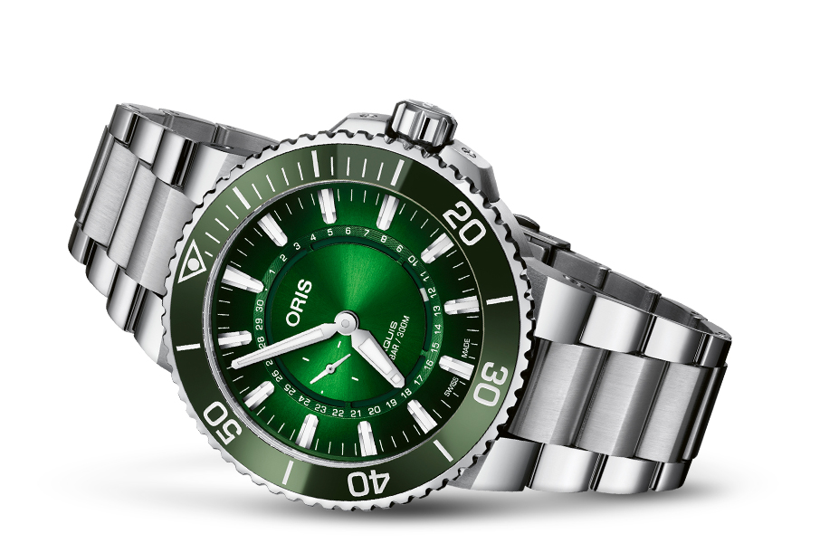 Oris 01 743 7734 4187-SET zegarek męski Aquis - miniatura 2