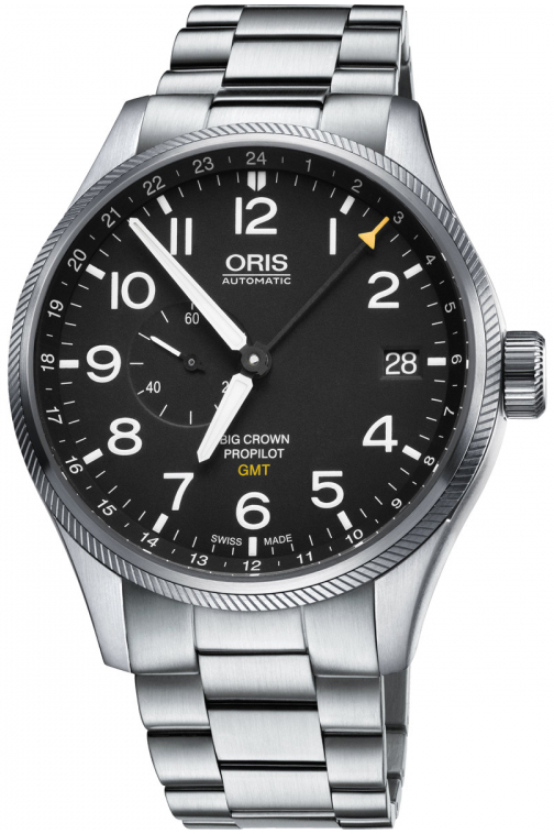 Oris BIG CROWN PROPILOT GMT SMALL SECOND 01 748 7710 4164-07 8 22 19