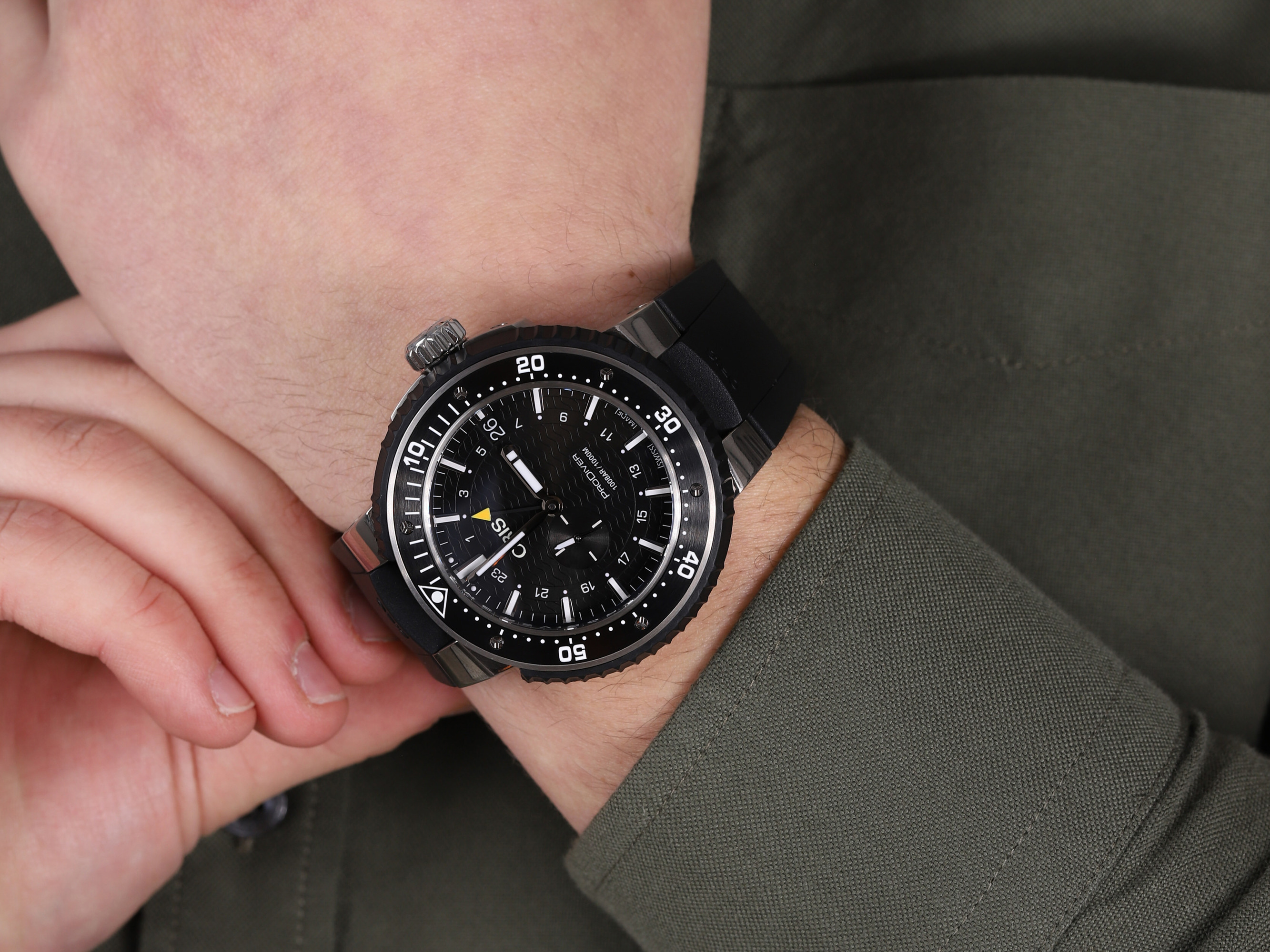 Oris 01 748 7748 7154-07 4 26 74TEB męski zegarek Prodiver pasek - miniatura 4