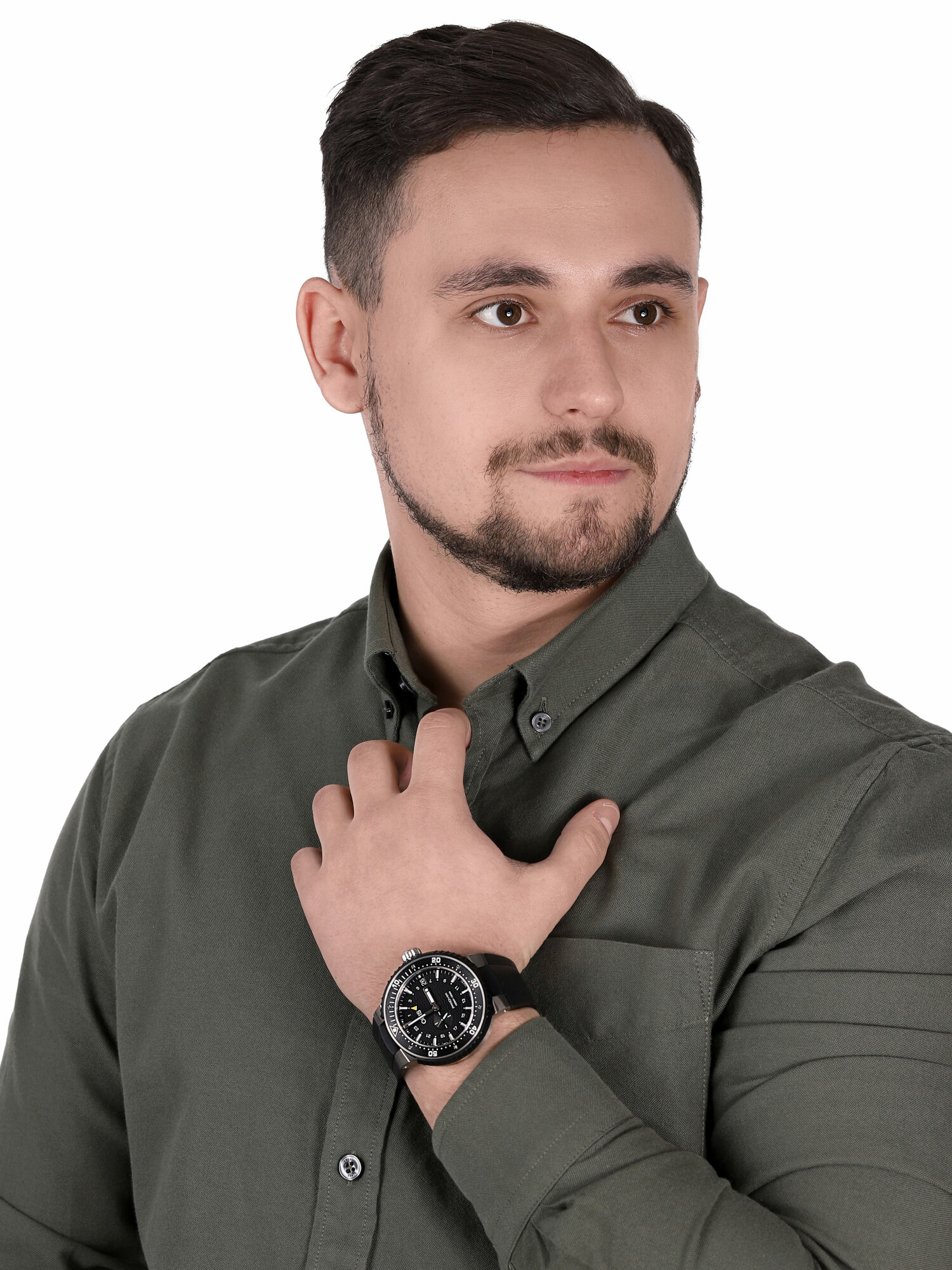 Oris 01 748 7748 7154-07 4 26 74TEB zegarek szary sportowy Prodiver pasek - miniatura 2