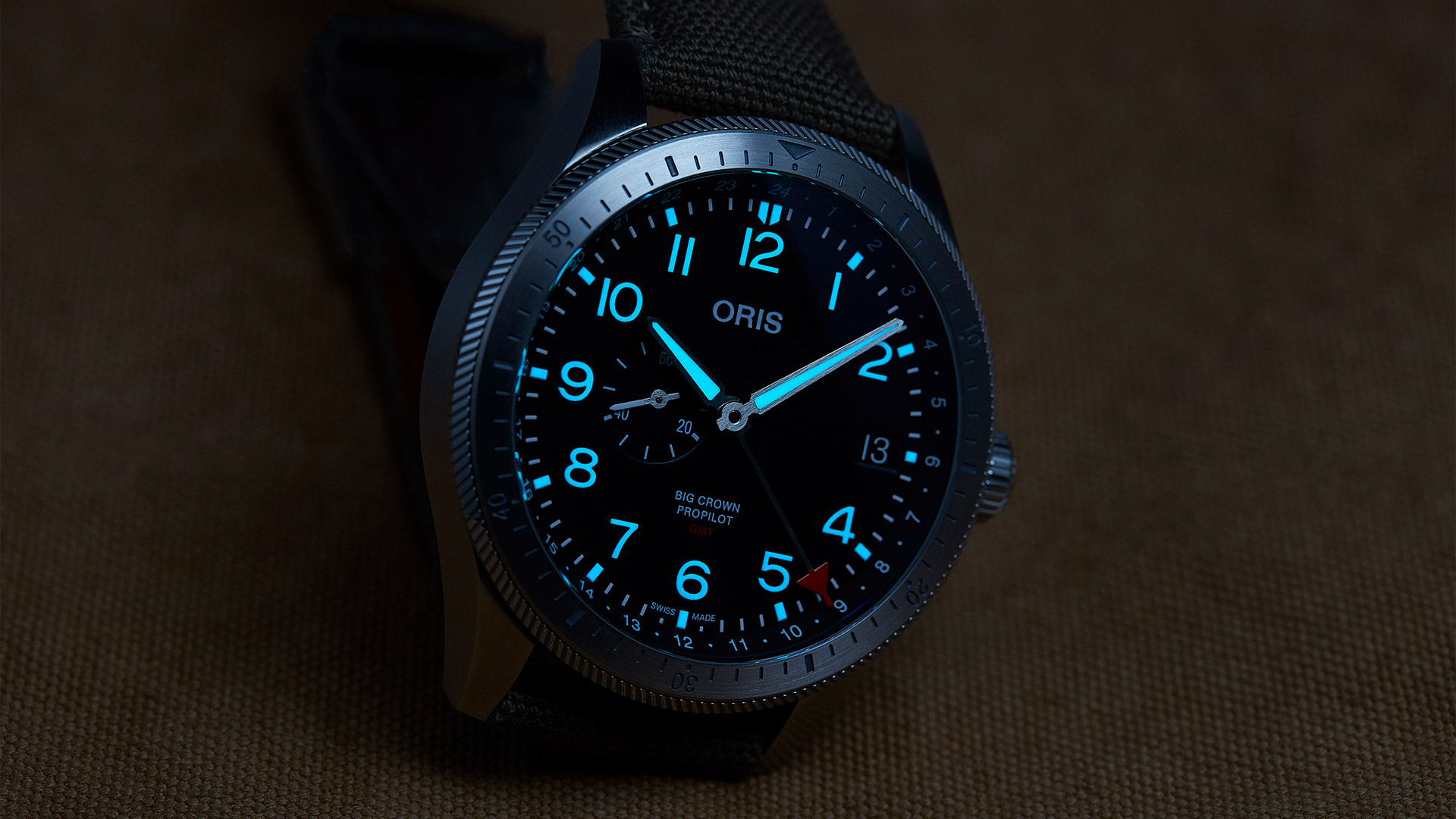 Oris 01 748 7756 4064-07 3 22 02LC zegarek srebrny klasyczny Big Crown ProPilot pasek - miniatura 5