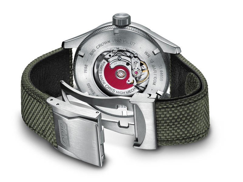 Oris 01 752 7698 4164-07 5 22 14FC męski zegarek Big Crown ProPilot pasek - miniatura 3
