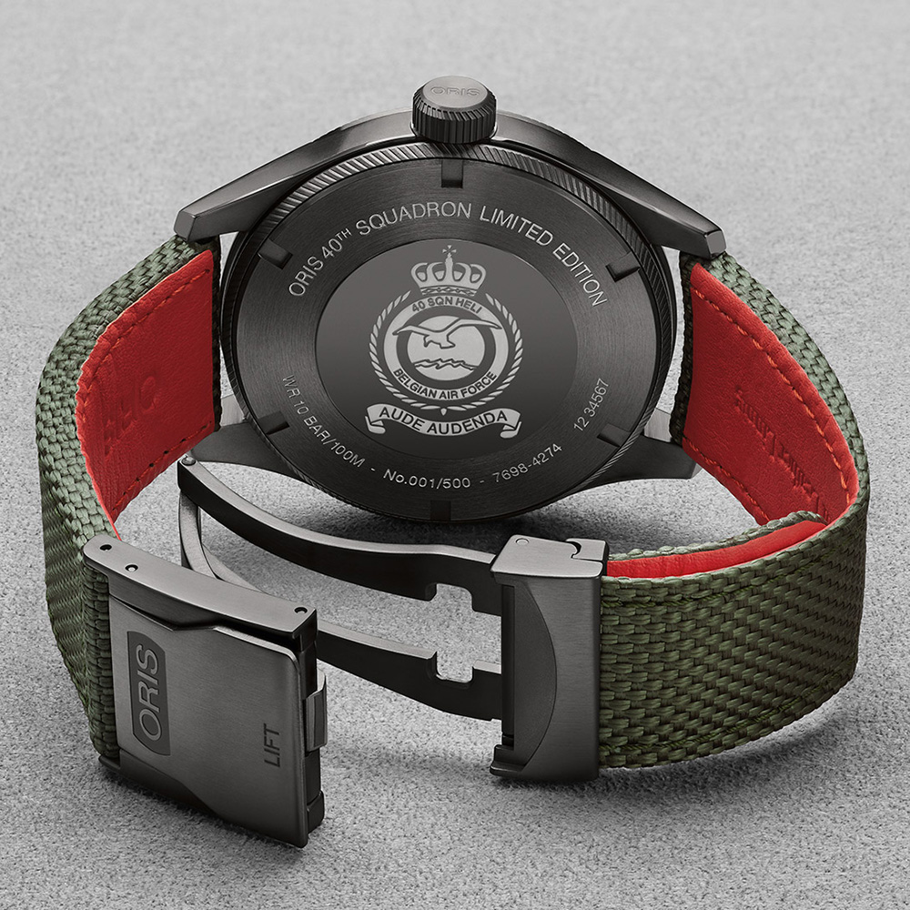 Oris 01 752 7698 4274-SET TS męski zegarek Big Crown ProPilot pasek - miniatura 2