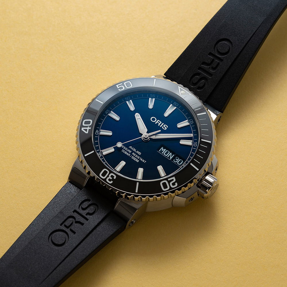 Oris 01 752 7733 4135-07 4 24 64EB zegarek sportowy Aquis - miniatura 2