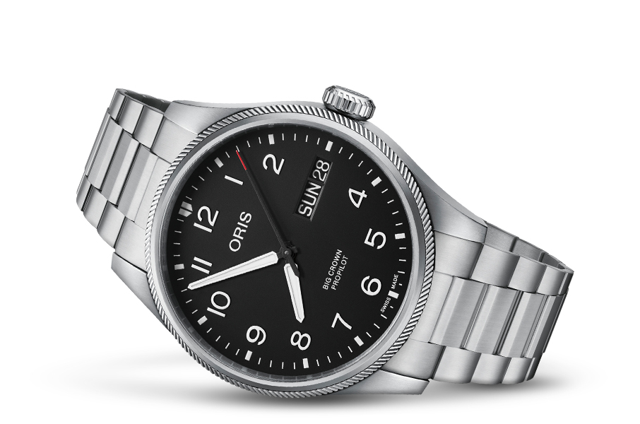 Oris 01 752 7760 4164-07 8 22 08 męski zegarek Big Crown ProPilot bransoleta - miniatura 3