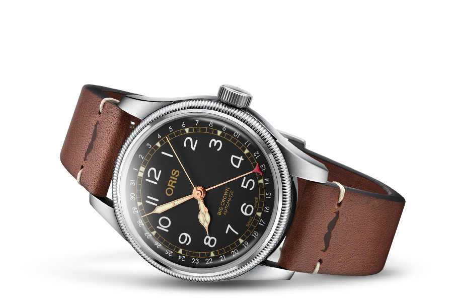 Oris 01 754 7741 4037-SET LS zegarek srebrny klasyczny Big Crown pasek - miniatura 5