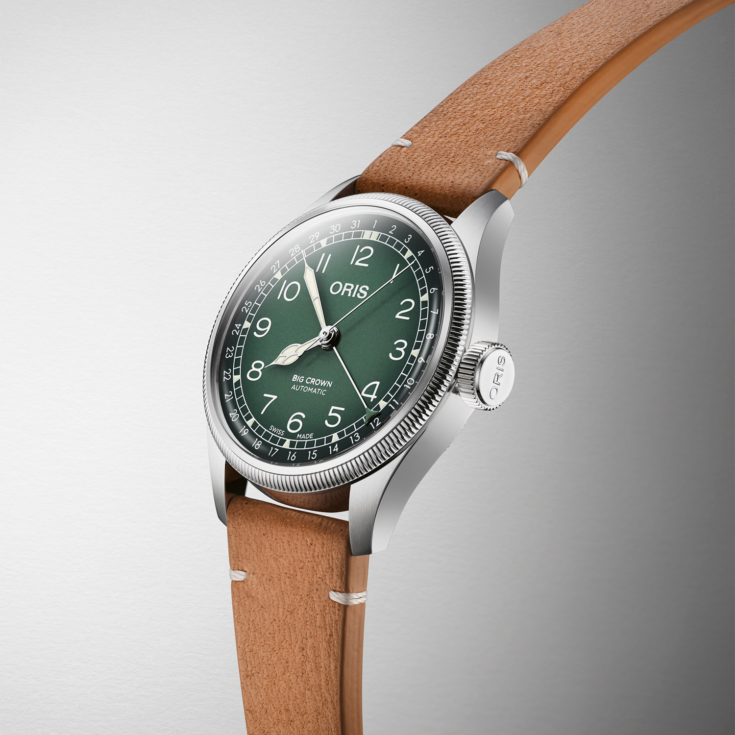 Oris 01 754 7779 4067-Set zegarek męski klasyczny Big Crown pasek - miniatura 2