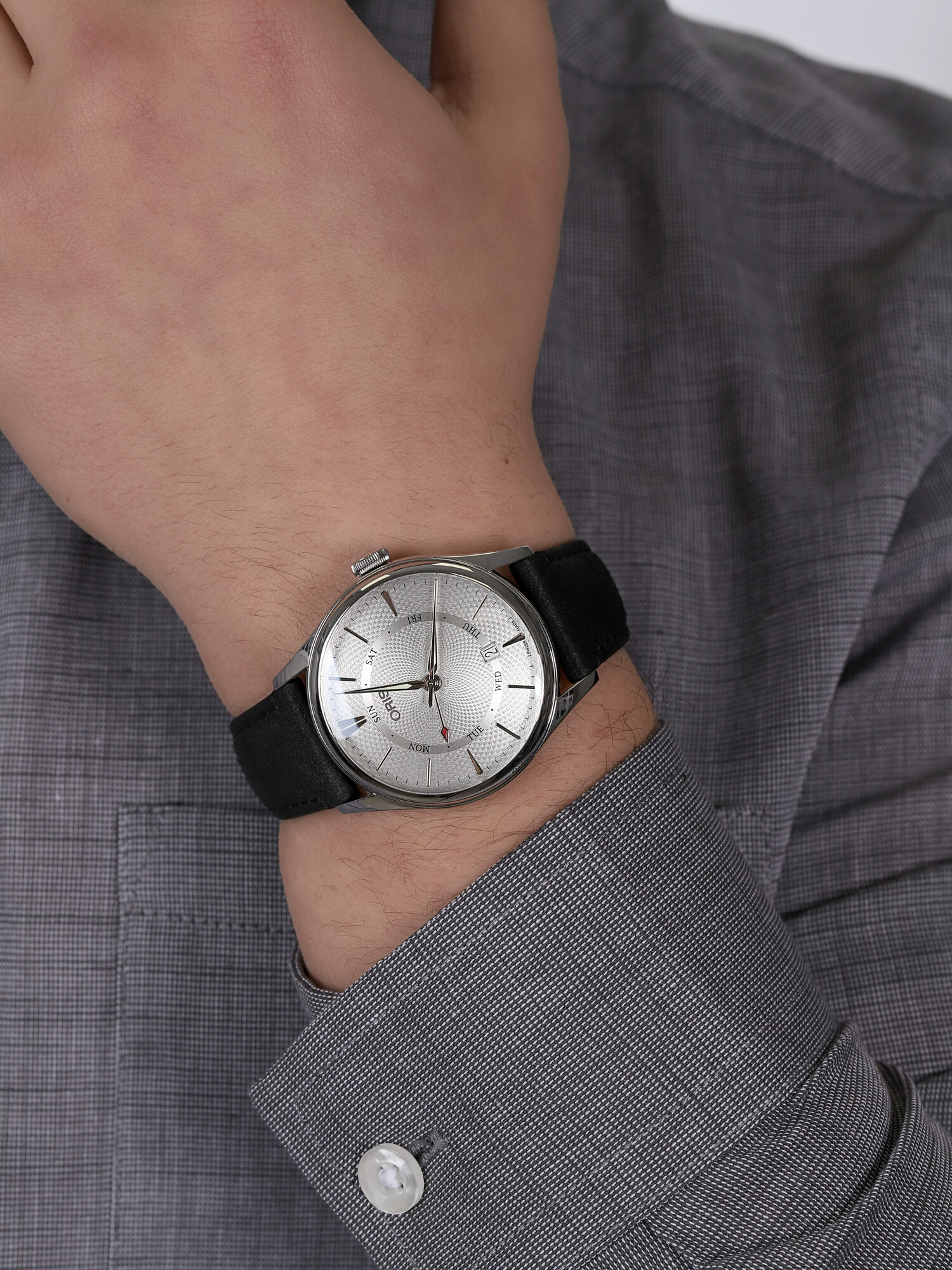 Oris 01 755 7742 4051-07 5 21 34FC ARTELIER POINTER DAY DATE zegarek klasyczny Artelier - miniatura 3