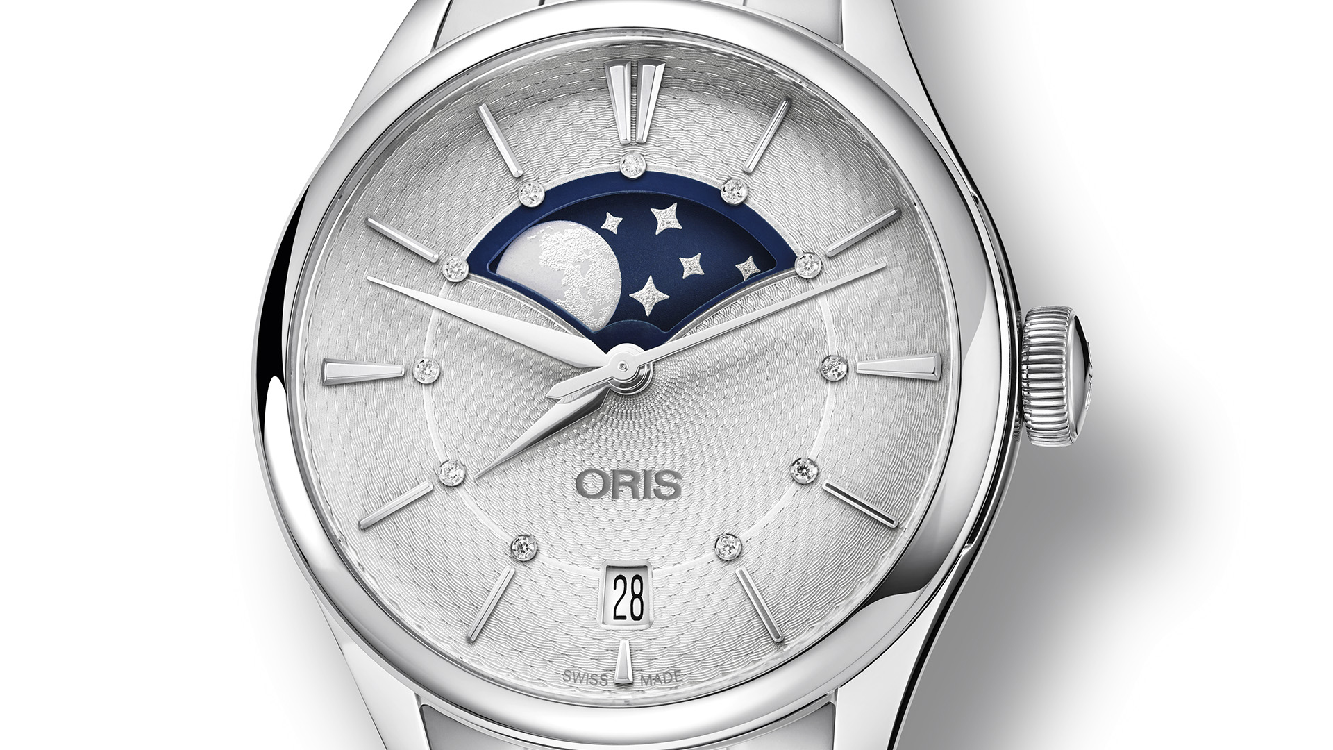 Oris 01 763 7723 4051-07 5 18 66FC damski zegarek Artelier pasek - miniatura 3