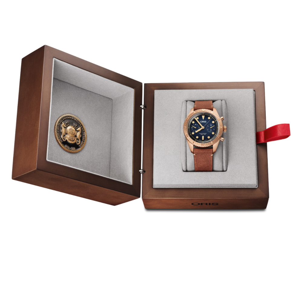 Oris 01 771 7744 3185-SET LS zegarek męski Diving - miniatura 4