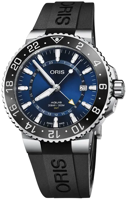 Oris 01 798 7754 4135-07 4 24 64EB Aquis AQUIS GMT DATE - zdjęcie 1