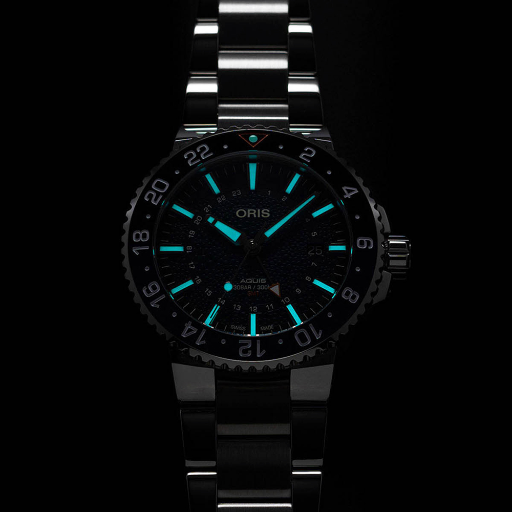 Oris 01 798 7754 4175-SET Whale Shark Limited Edition zegarek klasyczny Aquis - miniatura 5