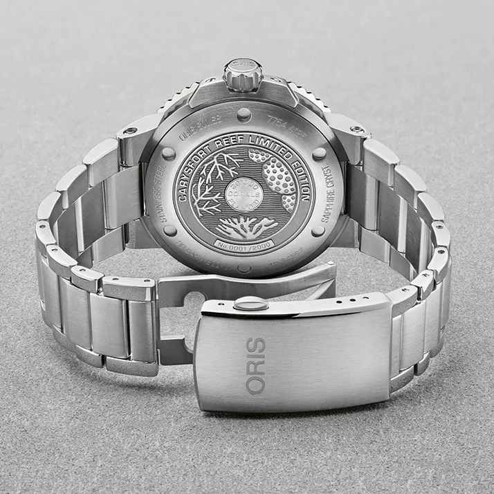 Oris 01 798 7754 4185-SET MB zegarek męski Aquis - miniatura 2