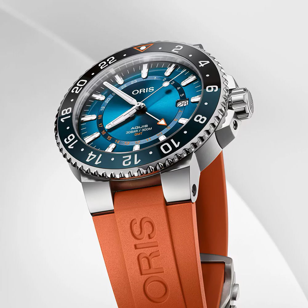 Oris 01 798 7754 4185-SET RS męski zegarek Aquis bransoleta - miniatura 3