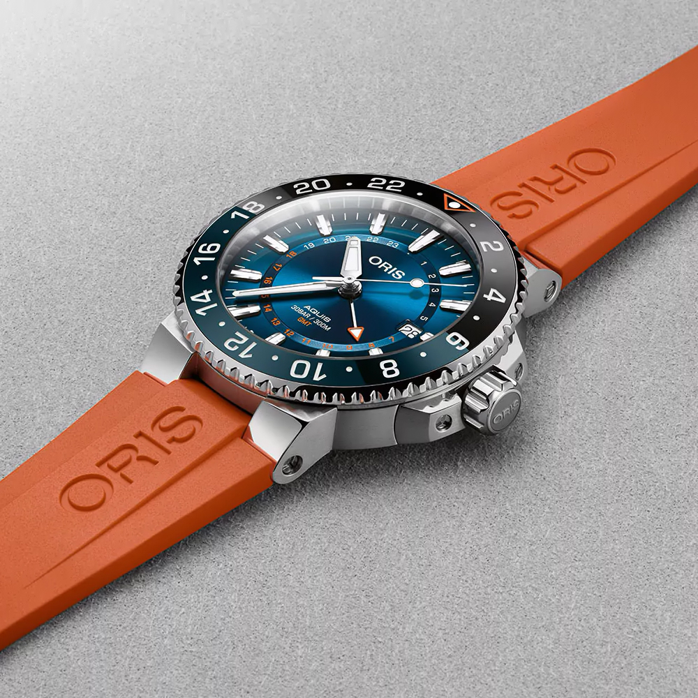 Oris 01 798 7754 4185-SET RS zegarek męski Aquis - miniatura 2