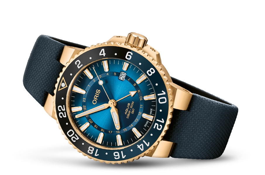 Oris 01 798 7754 6185-SET zegarek męski Aquis - miniatura 2