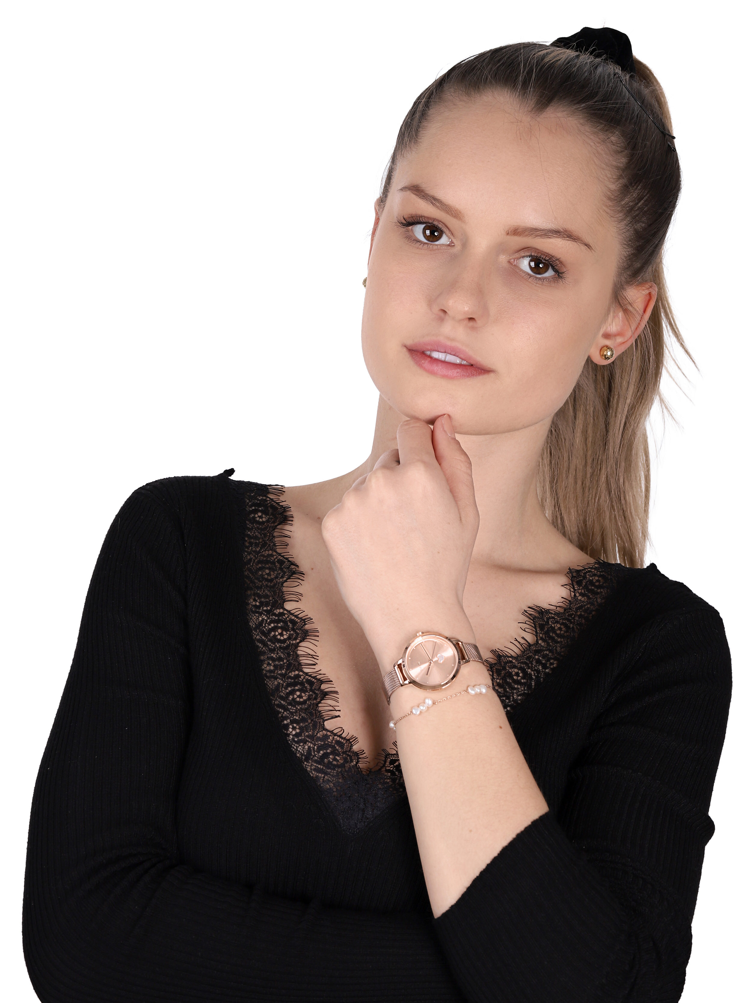 OUI  ME ME010194 Amourette AMOURETTE zegarek damski klasyczny mineralne - miniatura 2