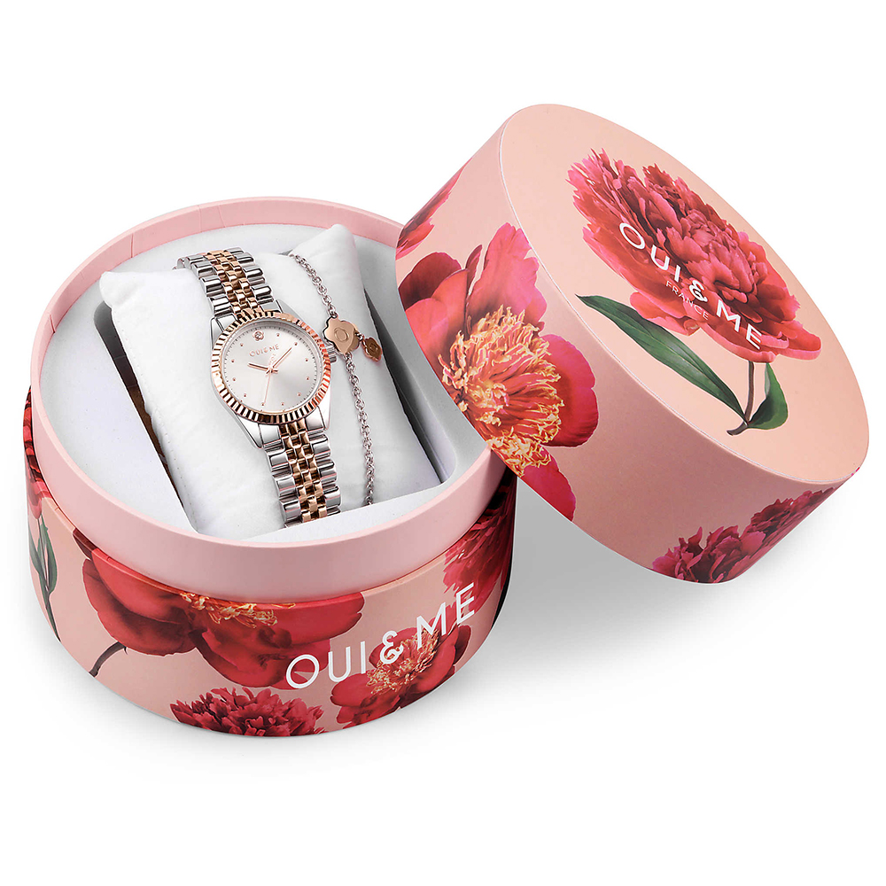 OUI  ME ME010280 zegarek srebrny klasyczny Coquette bransoleta - miniatura 6