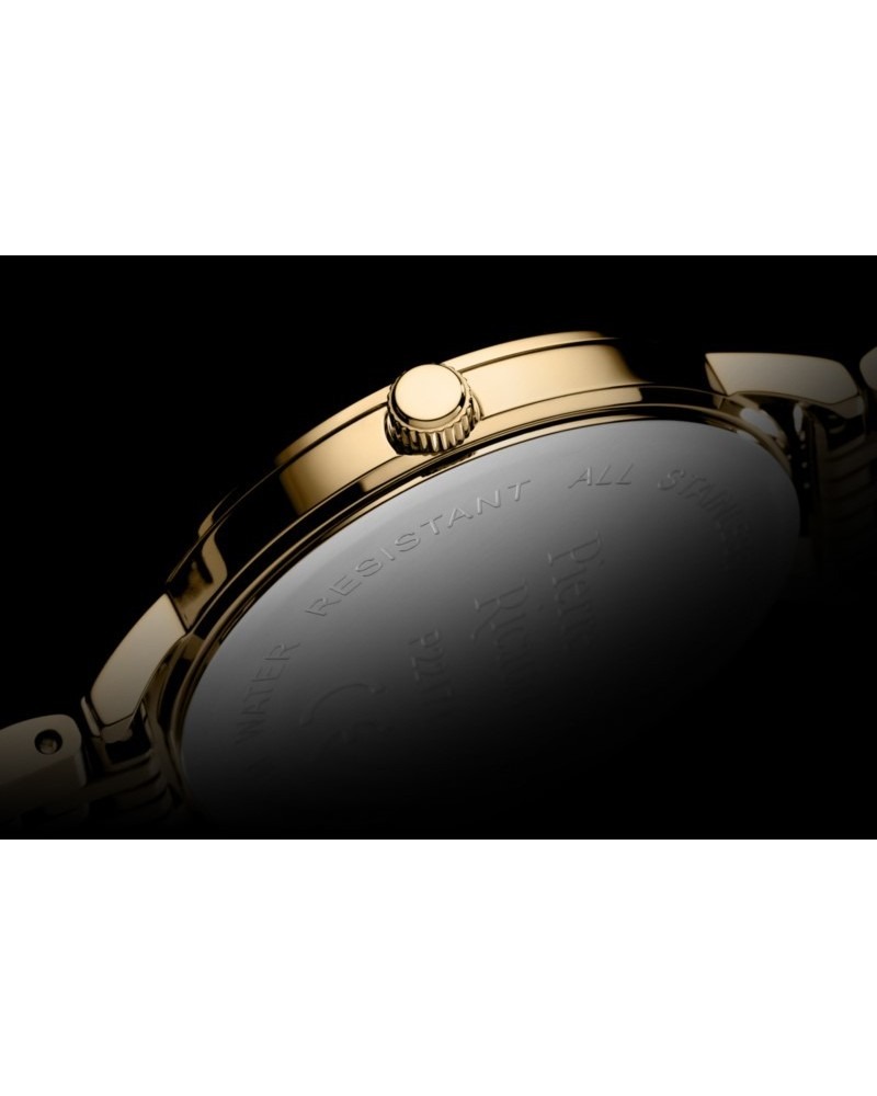 P221711114QZ zegarek złoty elegancki Damskie bransoleta