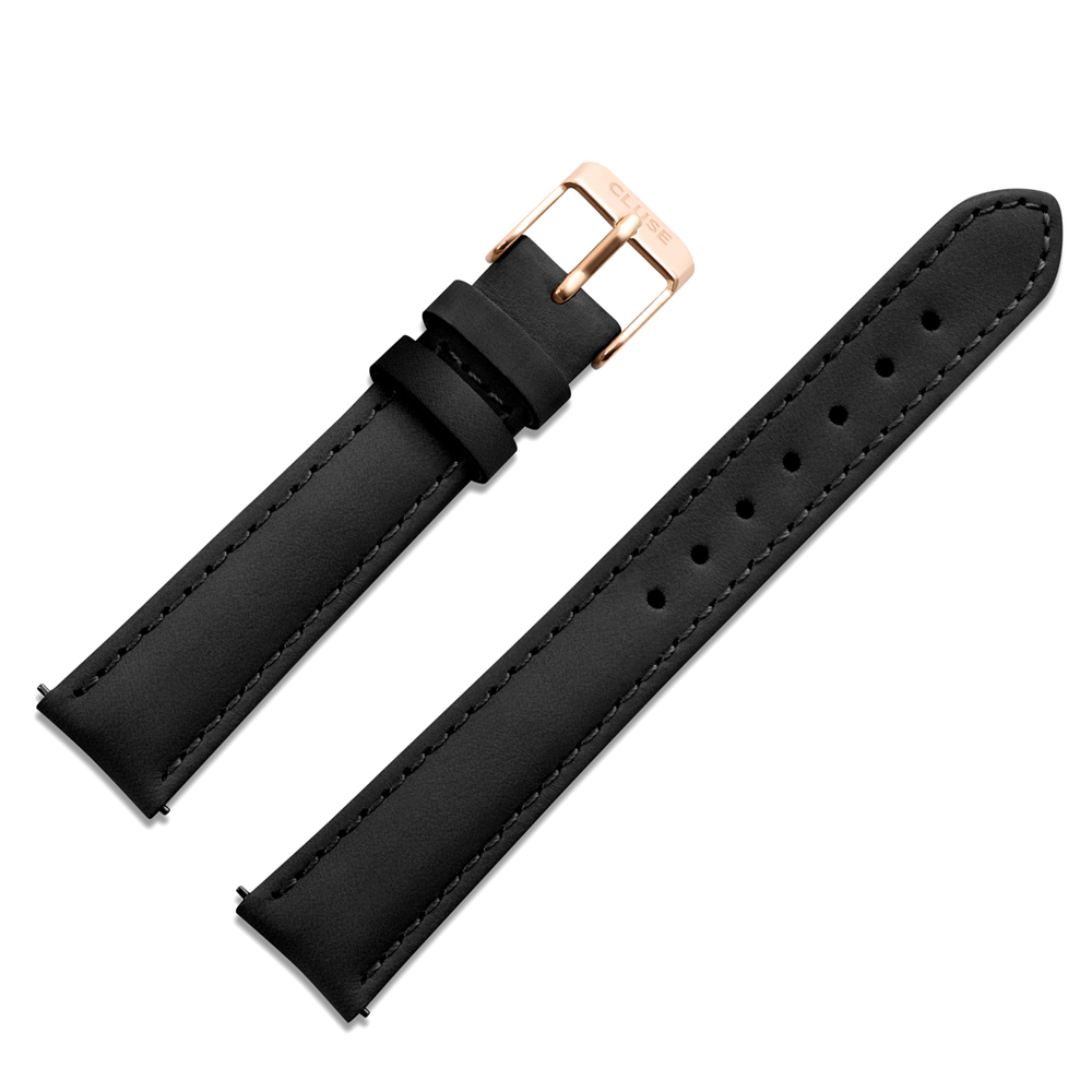 Cluse CS1408101024 Leather Black/Rose Gold - miniatura 1