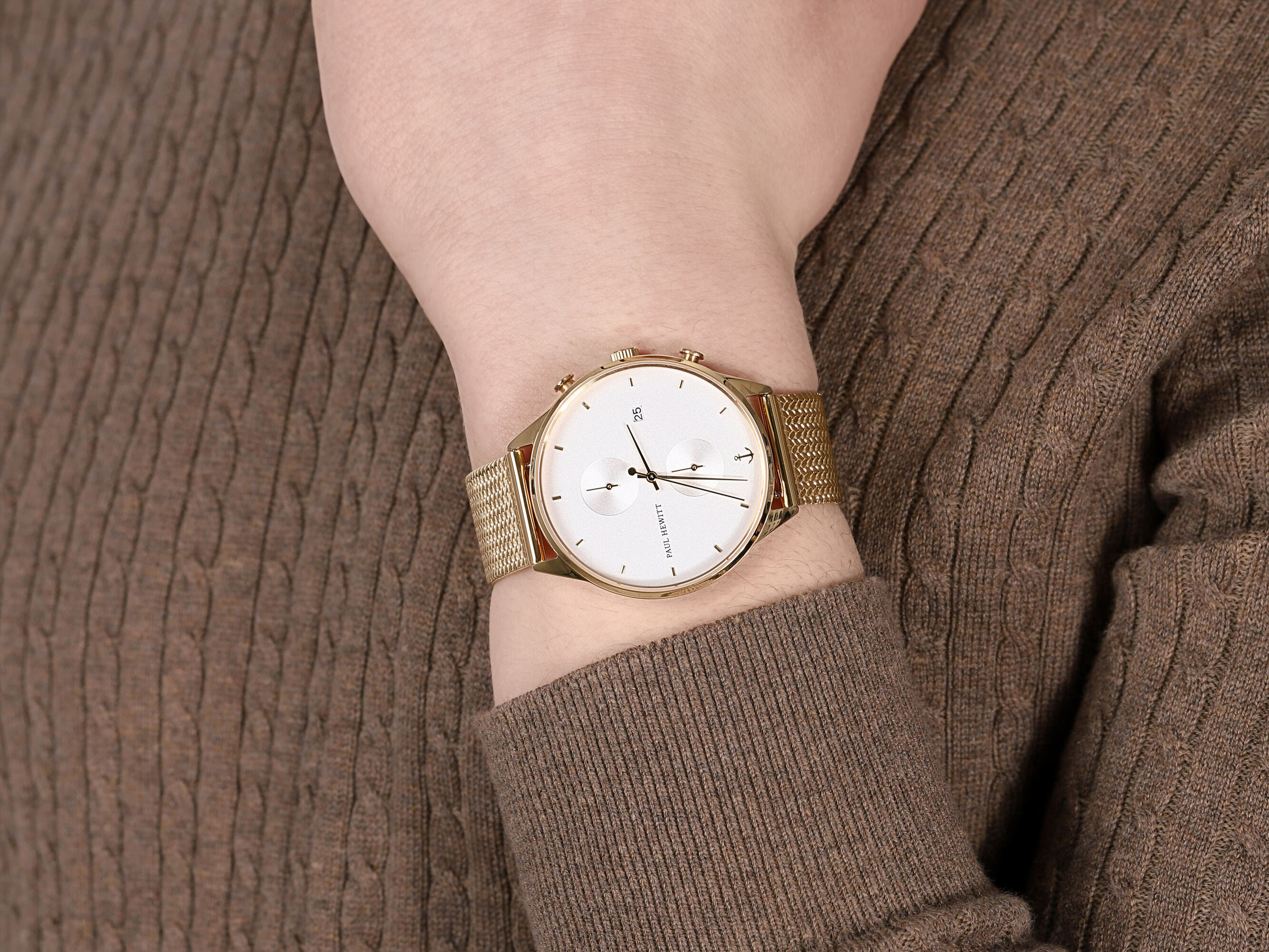 Paul Hewitt PH-C-G-W-50S zegarek klasyczny Chrono Line - miniatura 4