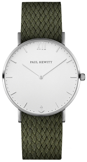 Paul Hewitt Sailor Line Silver White Green PH-SA-S-ST-W-20M