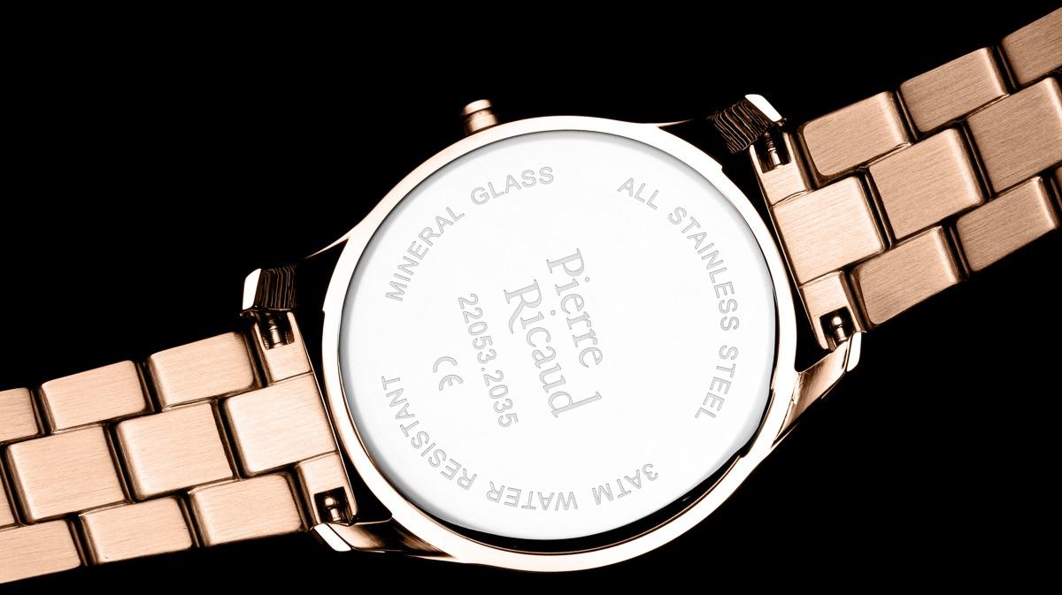 Pierre Ricaud P2205391R4Q Classic Bransoleta klasyczny zegarek różowe złoto