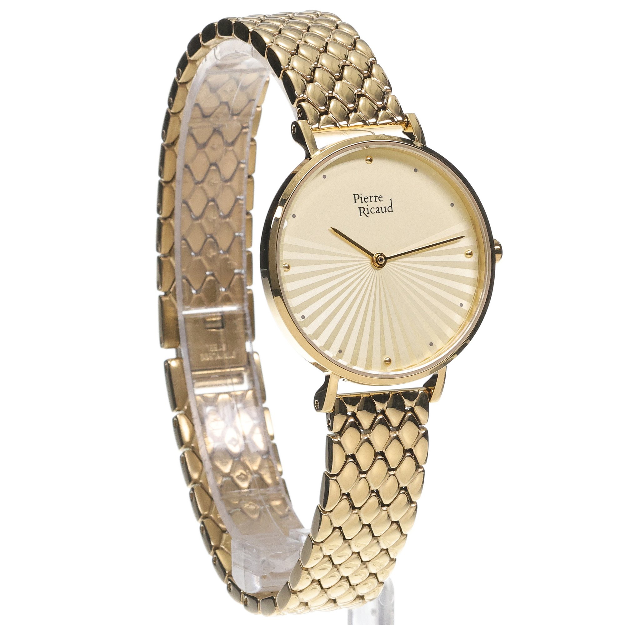 Pierre Ricaud P221661141Q Classic Damskie fashion-modowy zegarek złoty - miniatura 3