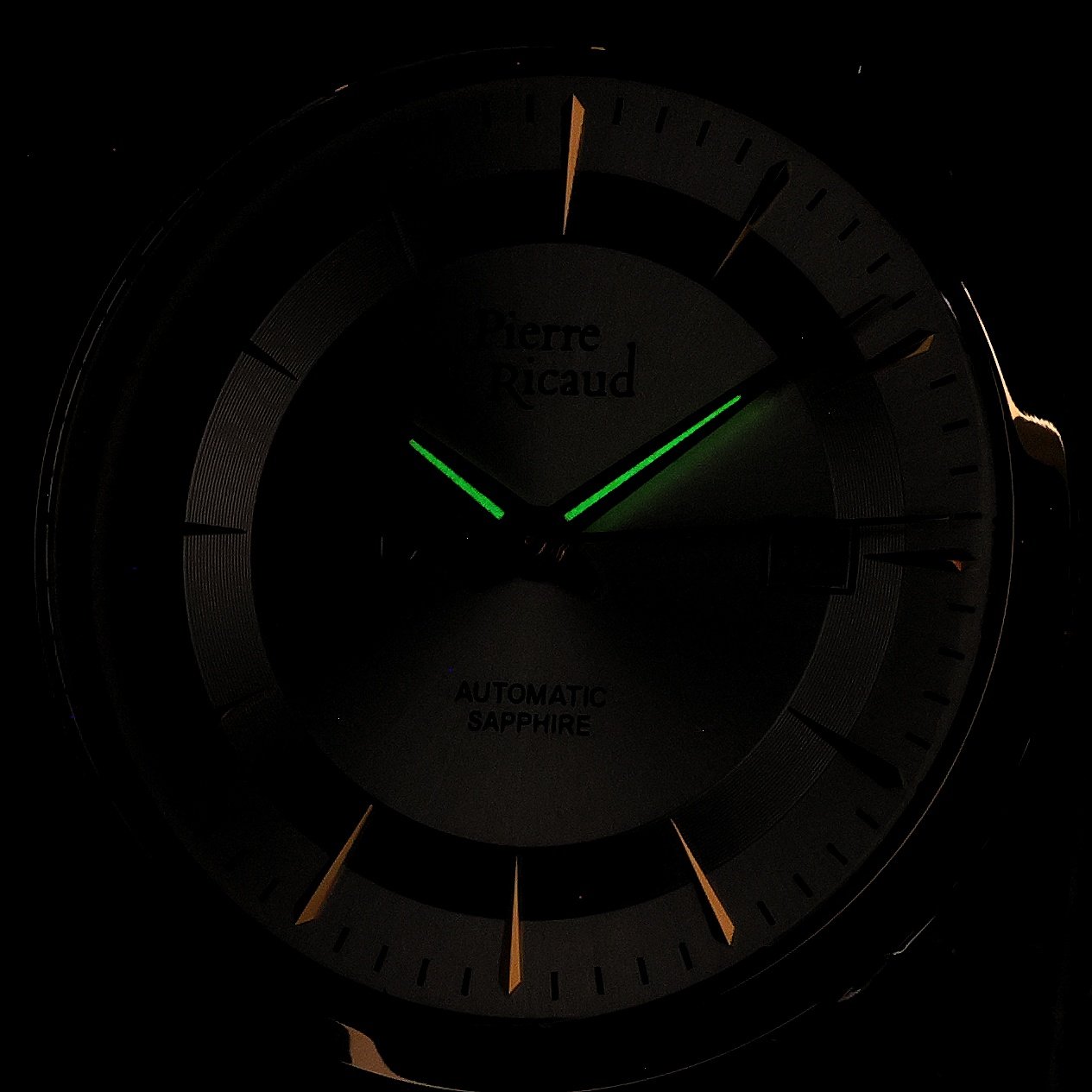 Pierre Ricaud P600291113A zegarek złoty klasyczny Automatic bransoleta - miniatura 5