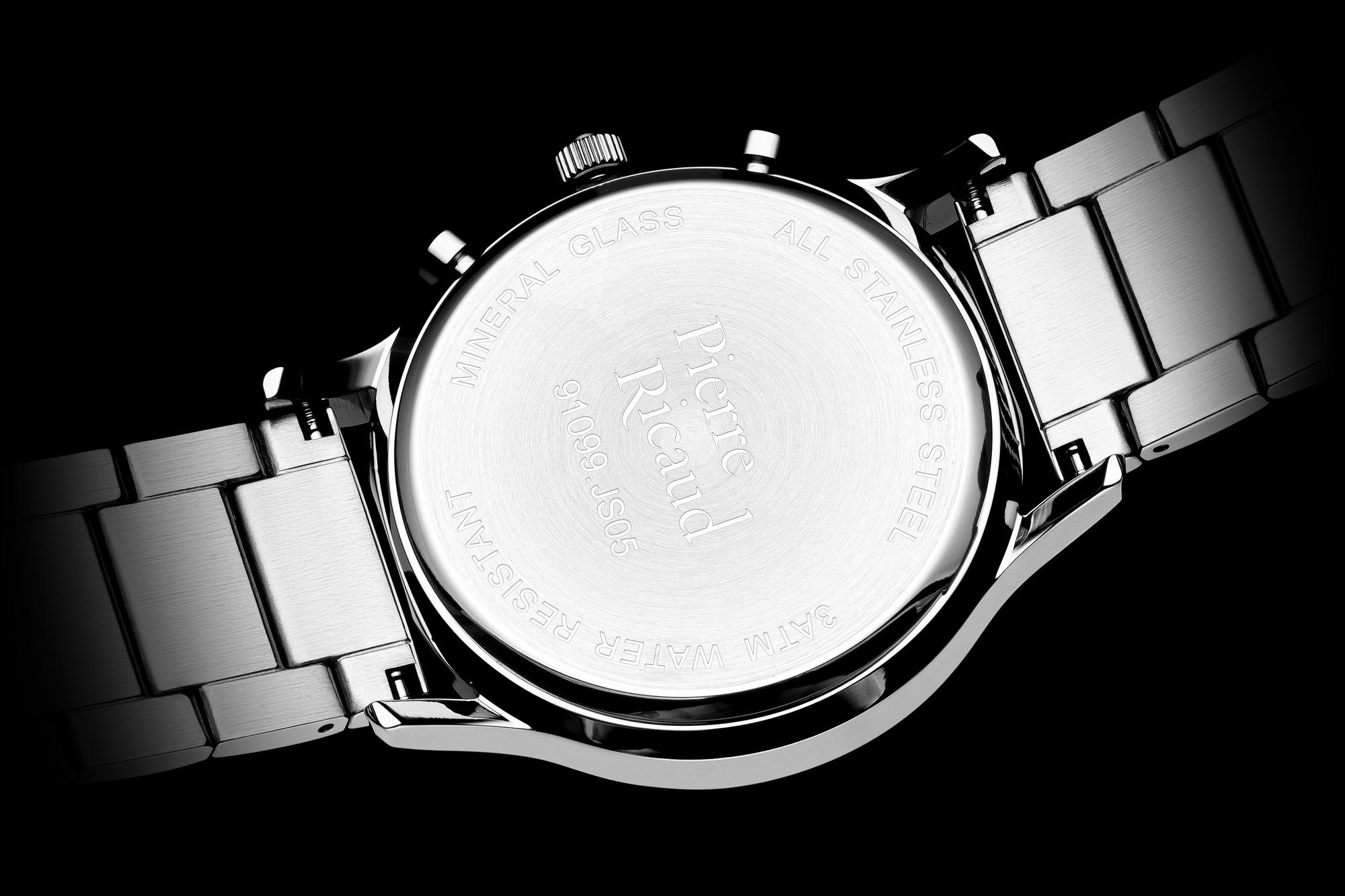 Pierre Ricaud P910995114CH Męskie Classic Chronograph zegarek męski klasyczny mineralne