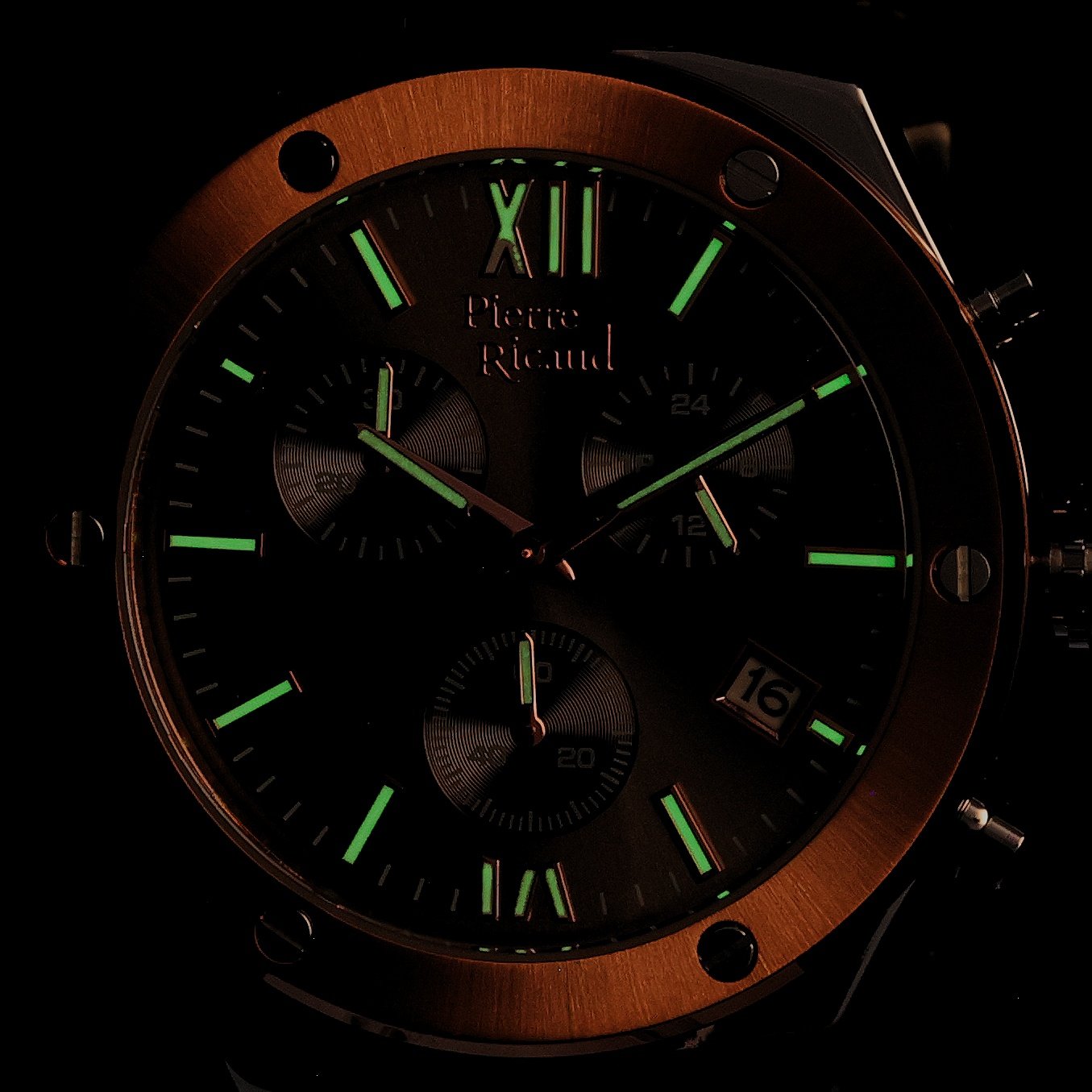 Pierre Ricaud P97046R1R6CH zegarek srebrny klasyczny Bransoleta bransoleta
