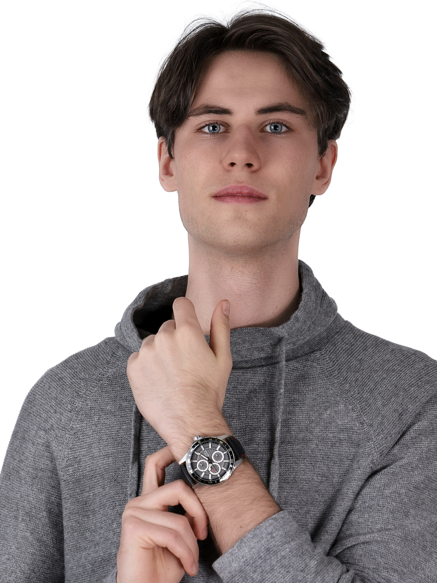 Pierre Ricaud P97264.5217QF zegarek srebrny klasyczny Pasek pasek