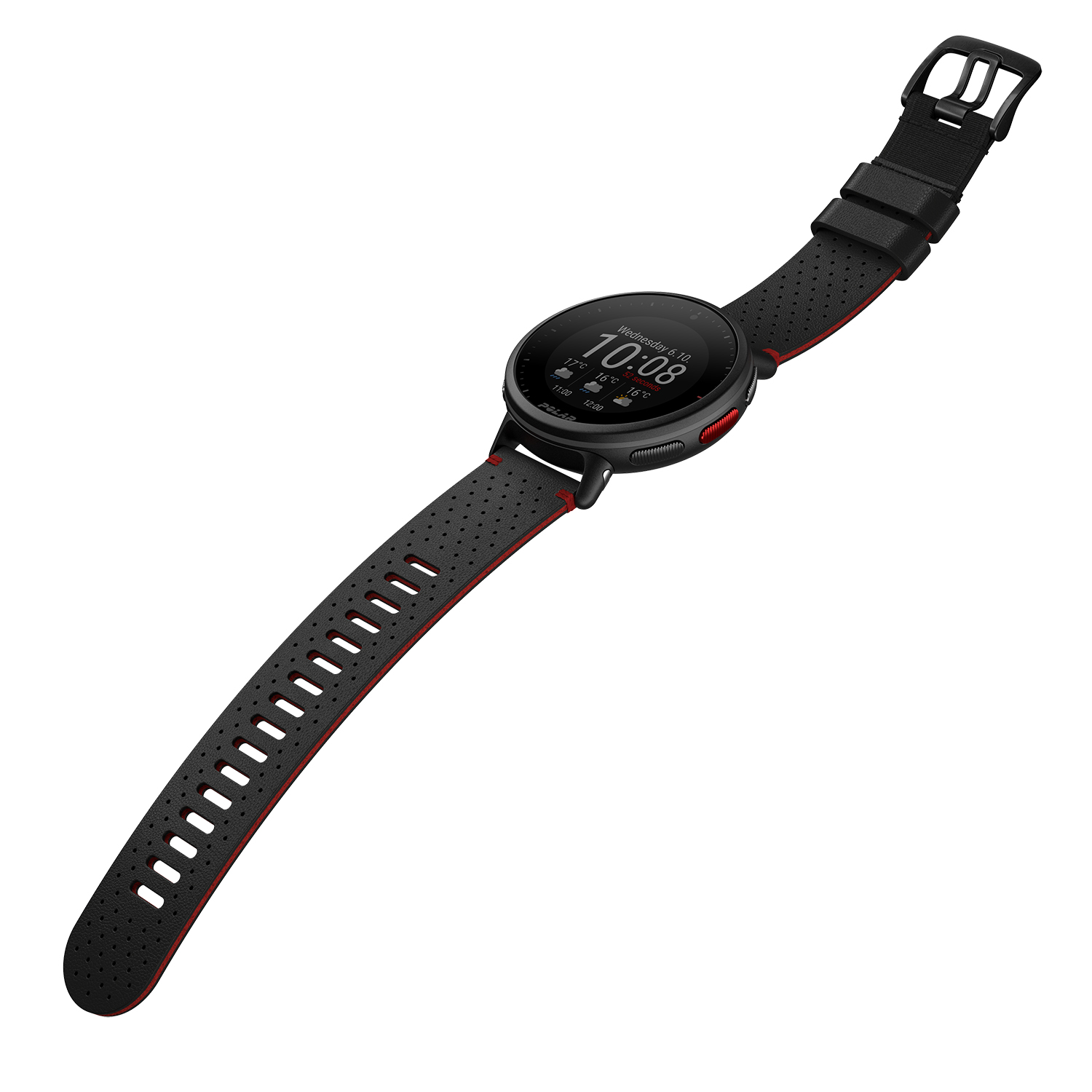 Polar 725882059983 Polar Vantage V2 SHIFT czarno-czerwony M/L pasek - miniatura 11