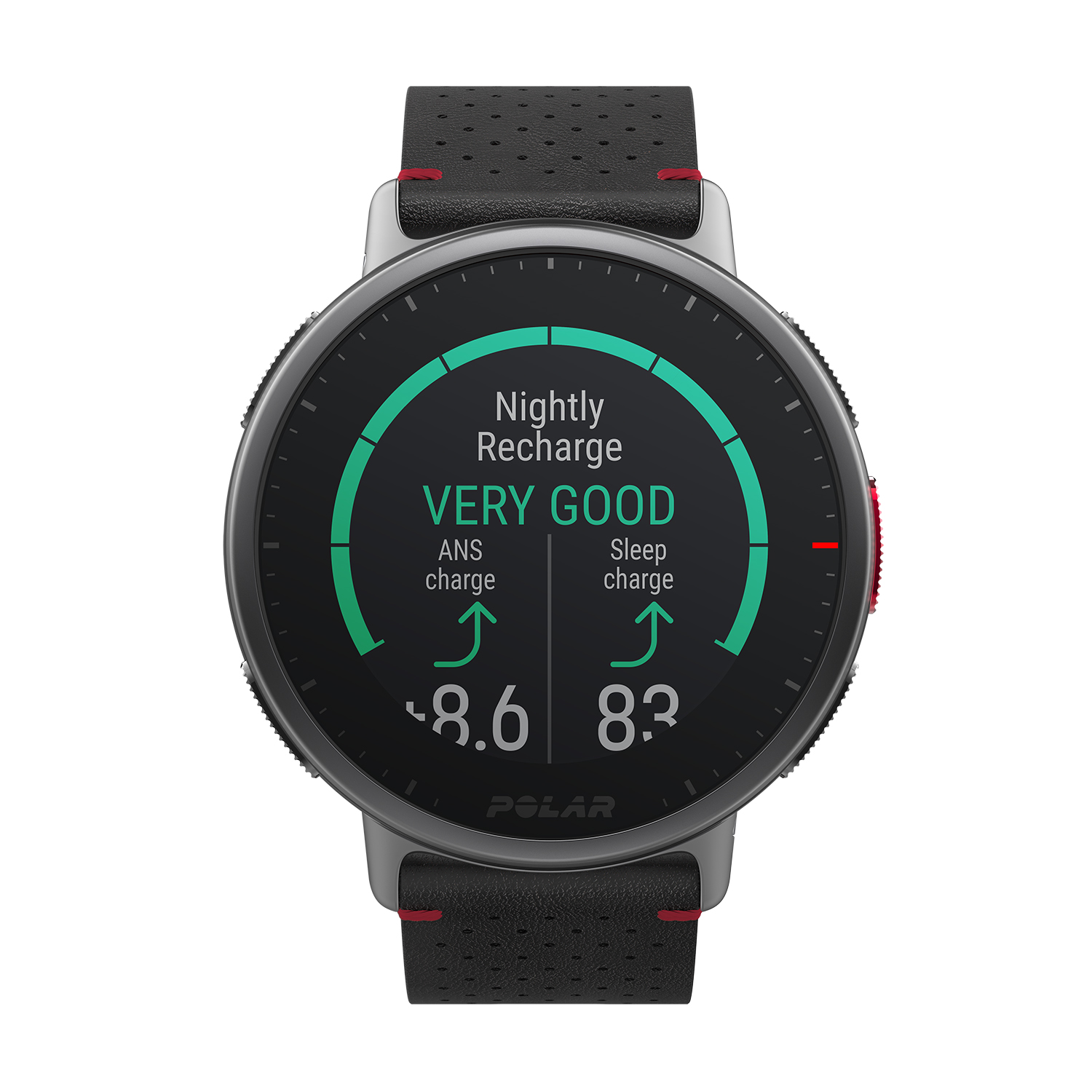 Polar 725882059983 Vantage V2 SHIFT czarno-czerwony M/L zegarek sportowy Polar - miniatura 4