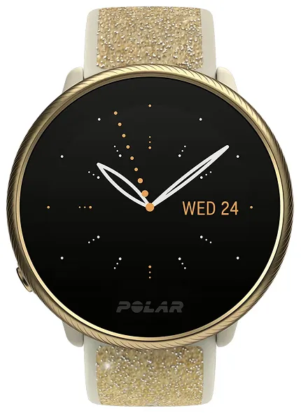 Polar 725882061146 Polar Ignite 2 szampańsko-złoty z paskiem z kryształkami - zdjęcie 1