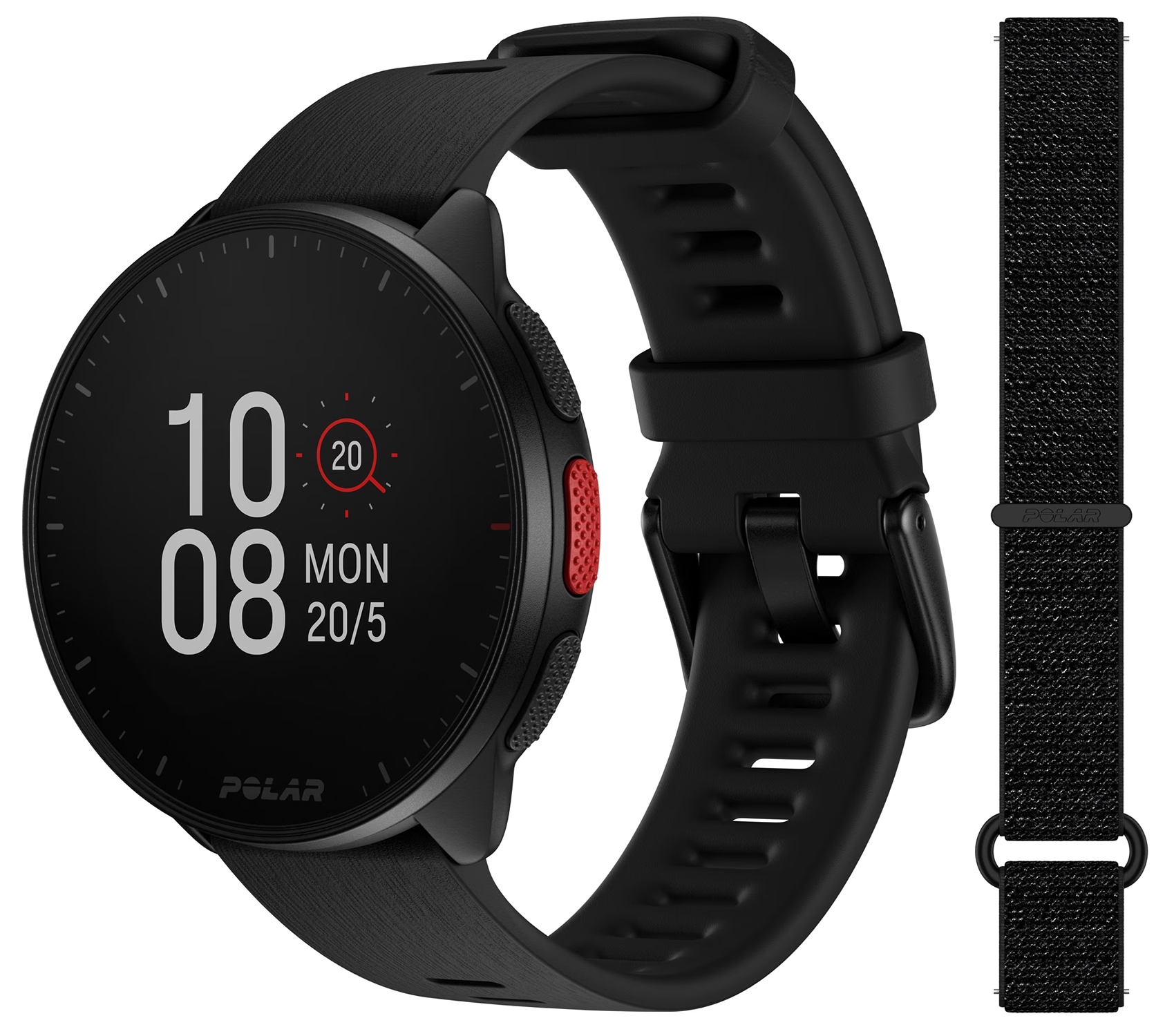 Polar Pacer Czarny S-L + pasek 725882063973