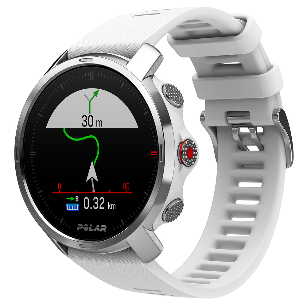 Polar GRIT X WHI zegarek srebrny sportowy Polar pasek - miniatura 4
