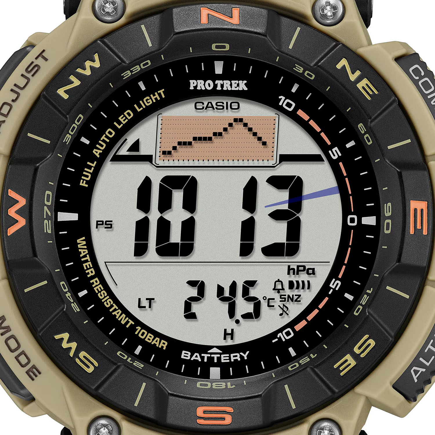 ProTrek PRG-340SC-5ER zegarek niebieski sportowy ProTrek pasek - miniatura 5