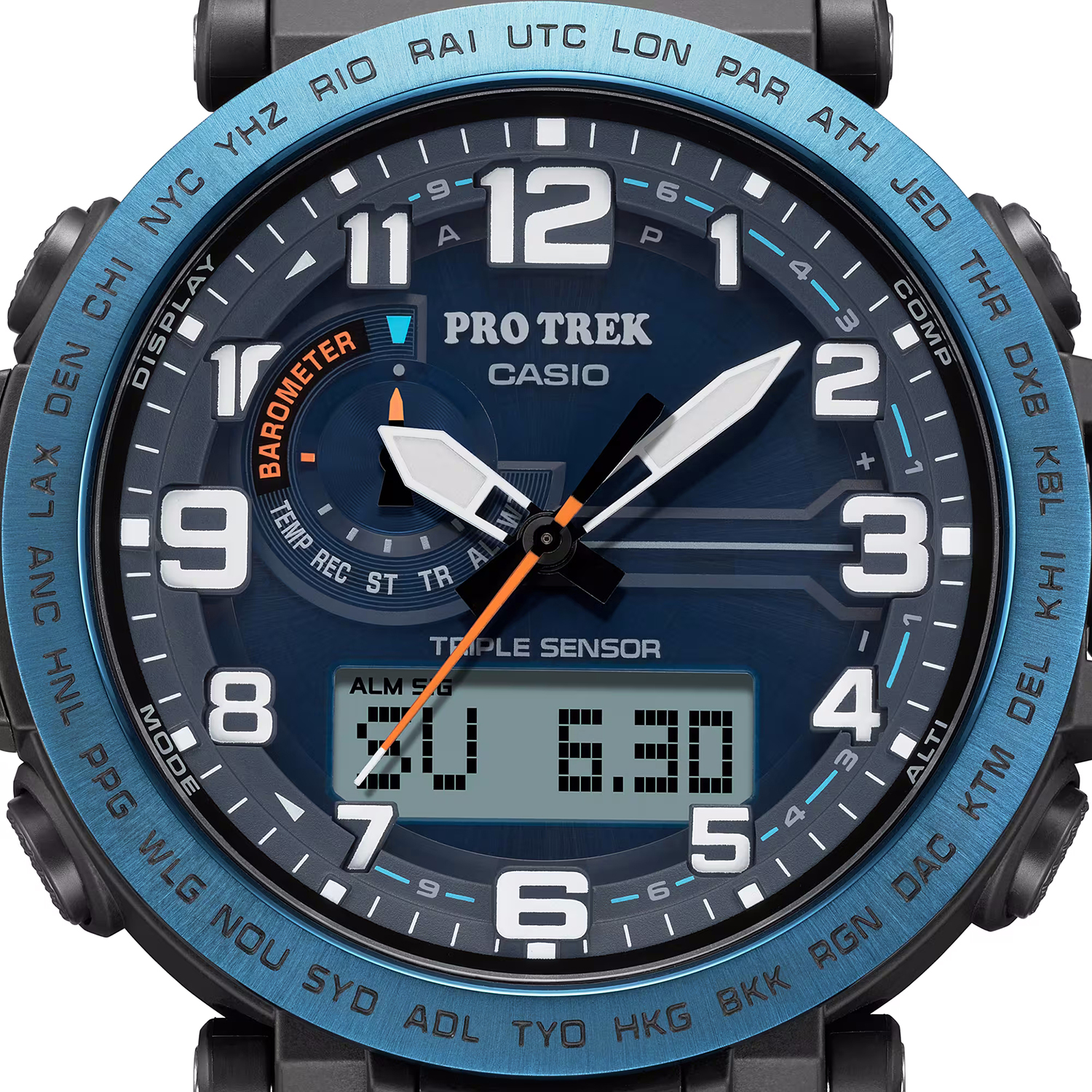 ProTrek PRG-601YB-2ER zegarek czarny sportowy ProTrek pasek - miniatura 10