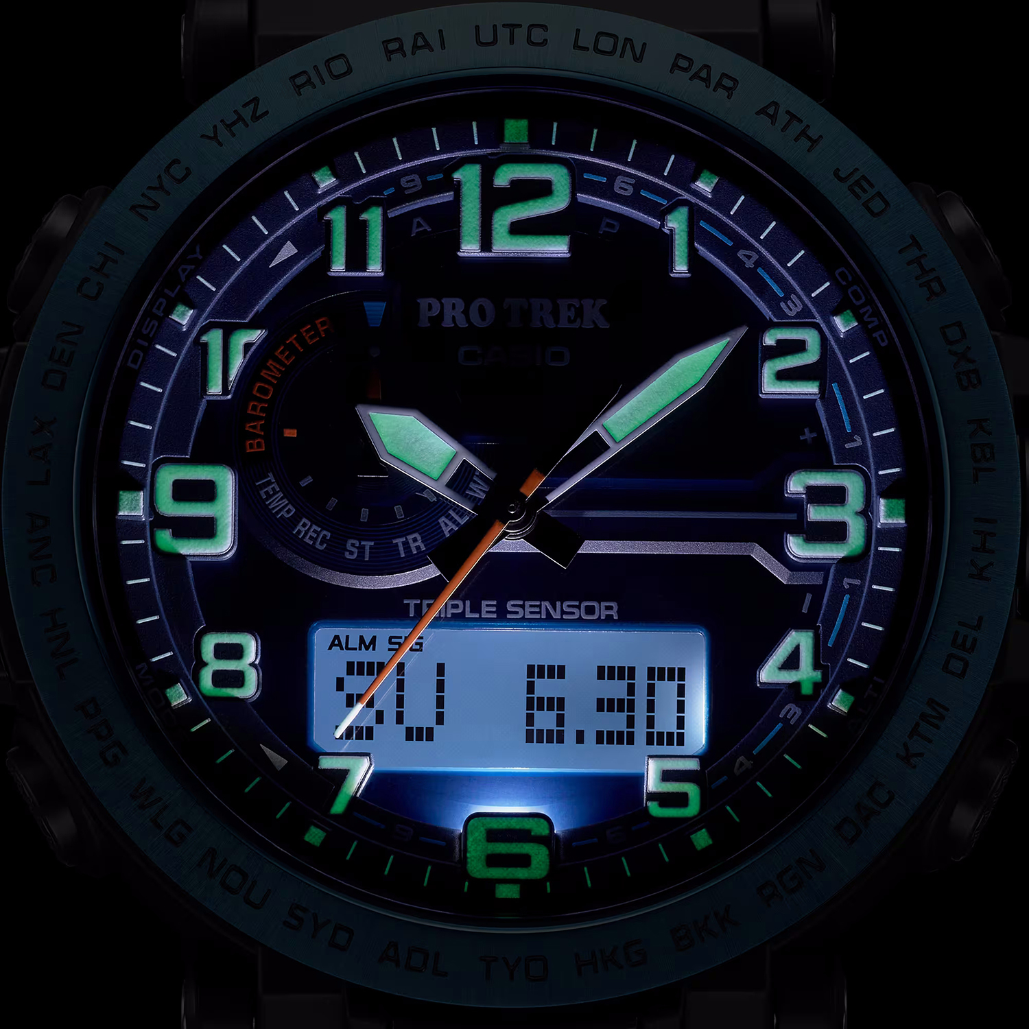 ProTrek PRG-601YB-2ER zegarek męski sportowy ProTrek pasek - miniatura 13