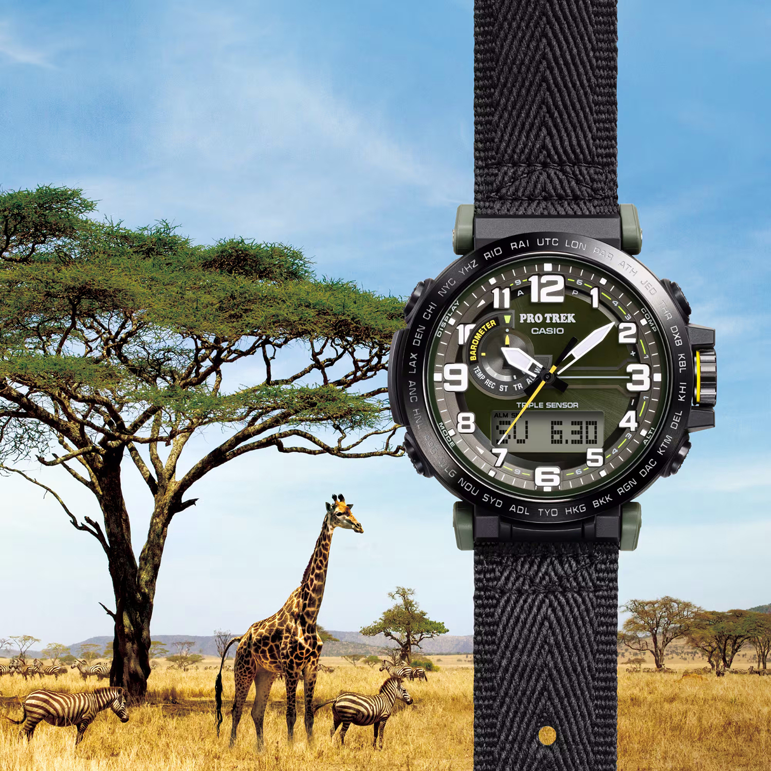 ProTrek PRG-601YB-3ER zegarek męski ProTrek - miniatura 14
