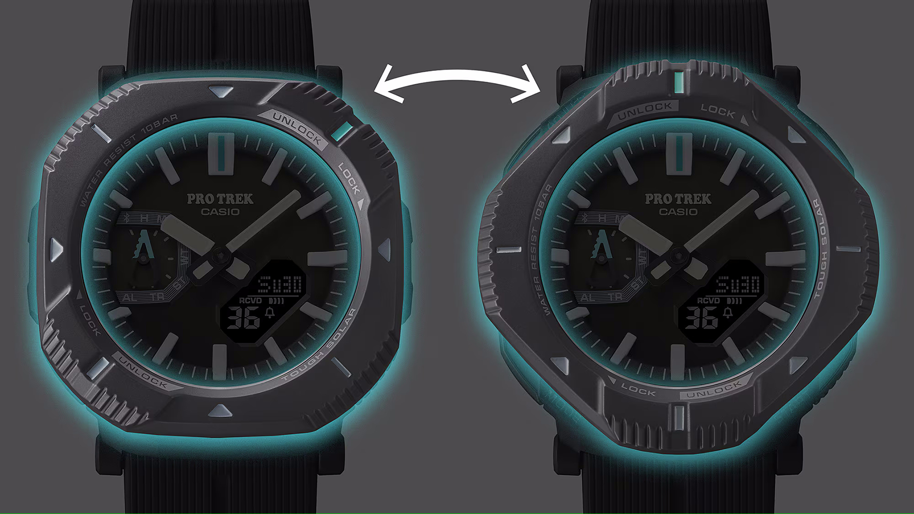 ProTrek PRJ-B001-7ER męski zegarek ProTrek pasek - miniatura 8