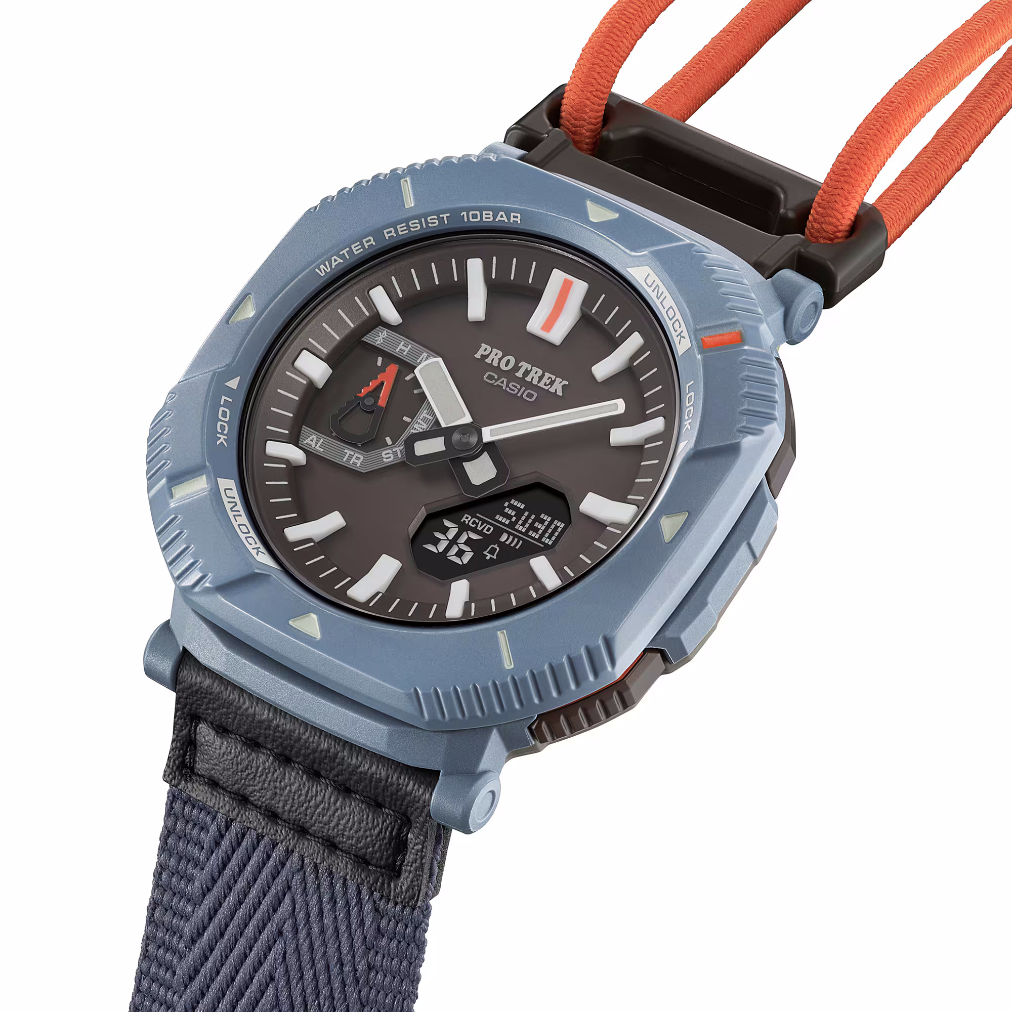 ProTrek PRJ-B001B-2ER ProTrek Pro Trek Hiking zegarek męski sportowy mineralne - miniatura 3
